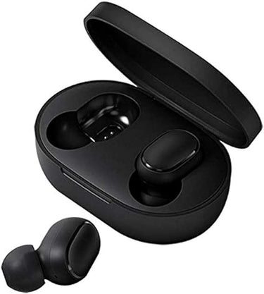 Auriculares inalámbricos (Bluetooth, estuche de carga magnética, micrófono), color negro Xiaomi Redmi Airdots